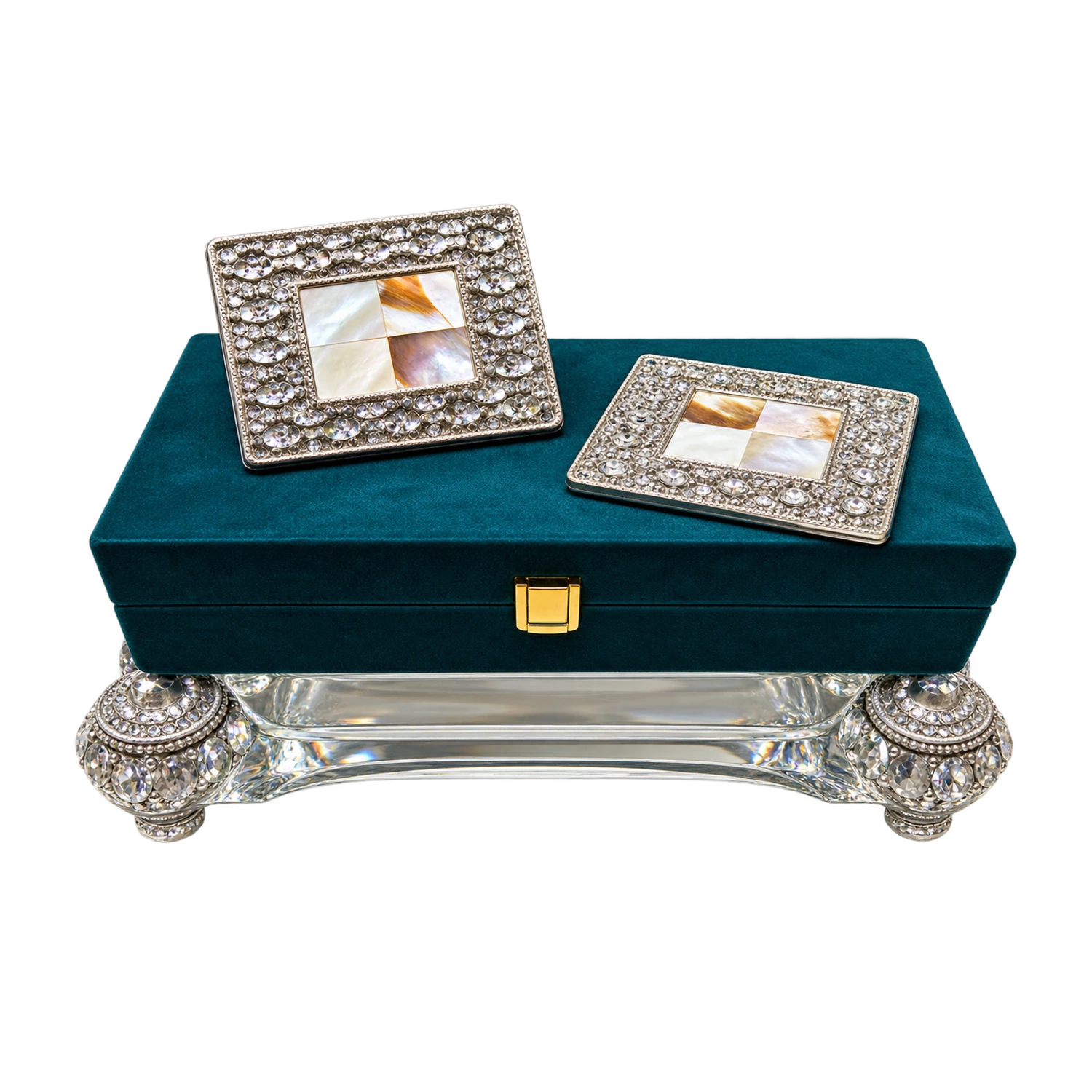 CRESTORA 999 Silver Plated Decorative Seat Showpiece