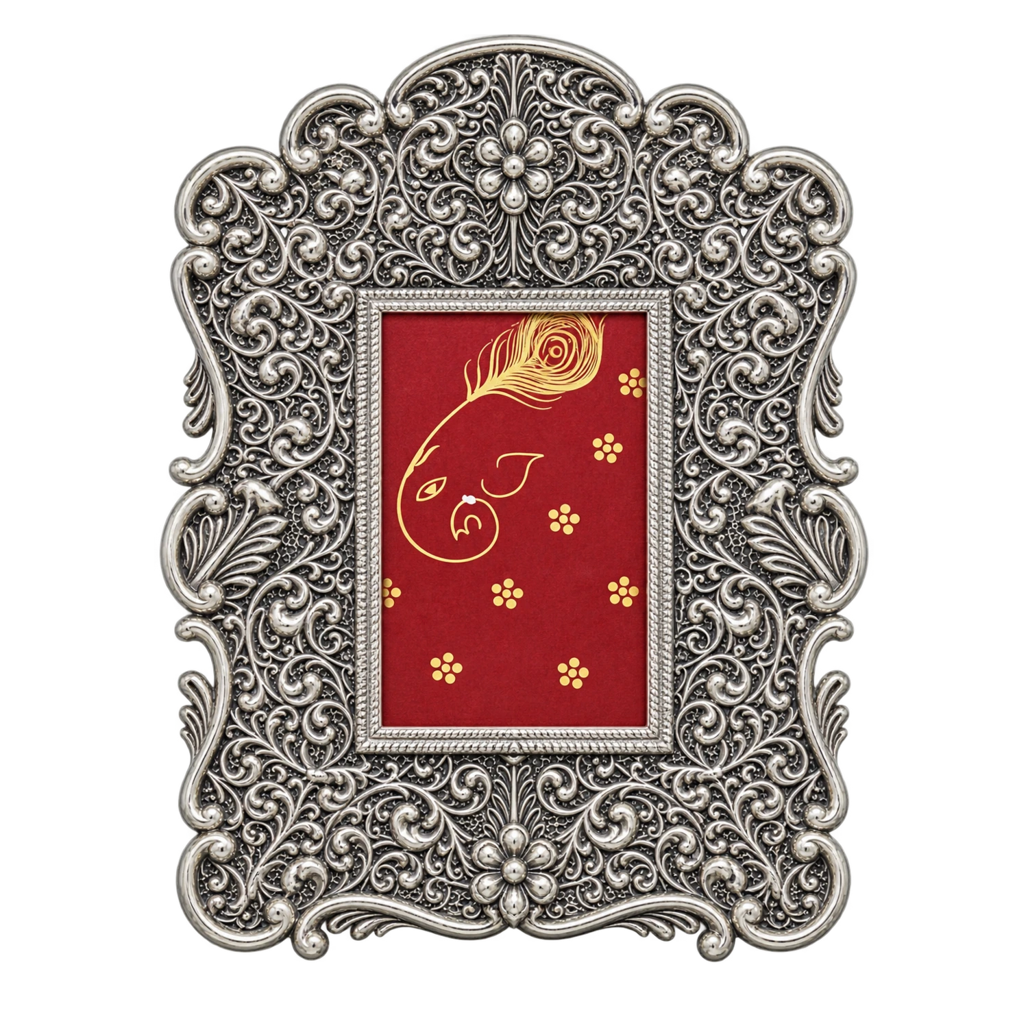 CRESTORA 999 Silver Plated Classic Photo Frame